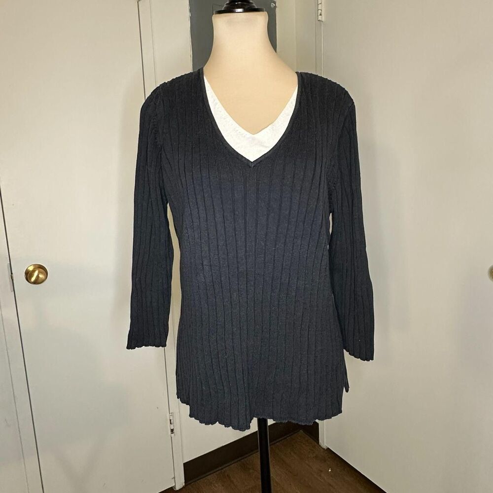 Van-heusen Women's Black and White Jumper